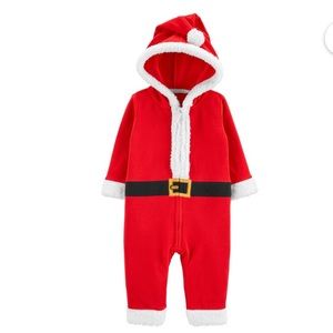 Carters zipup Santa Jumpsuit